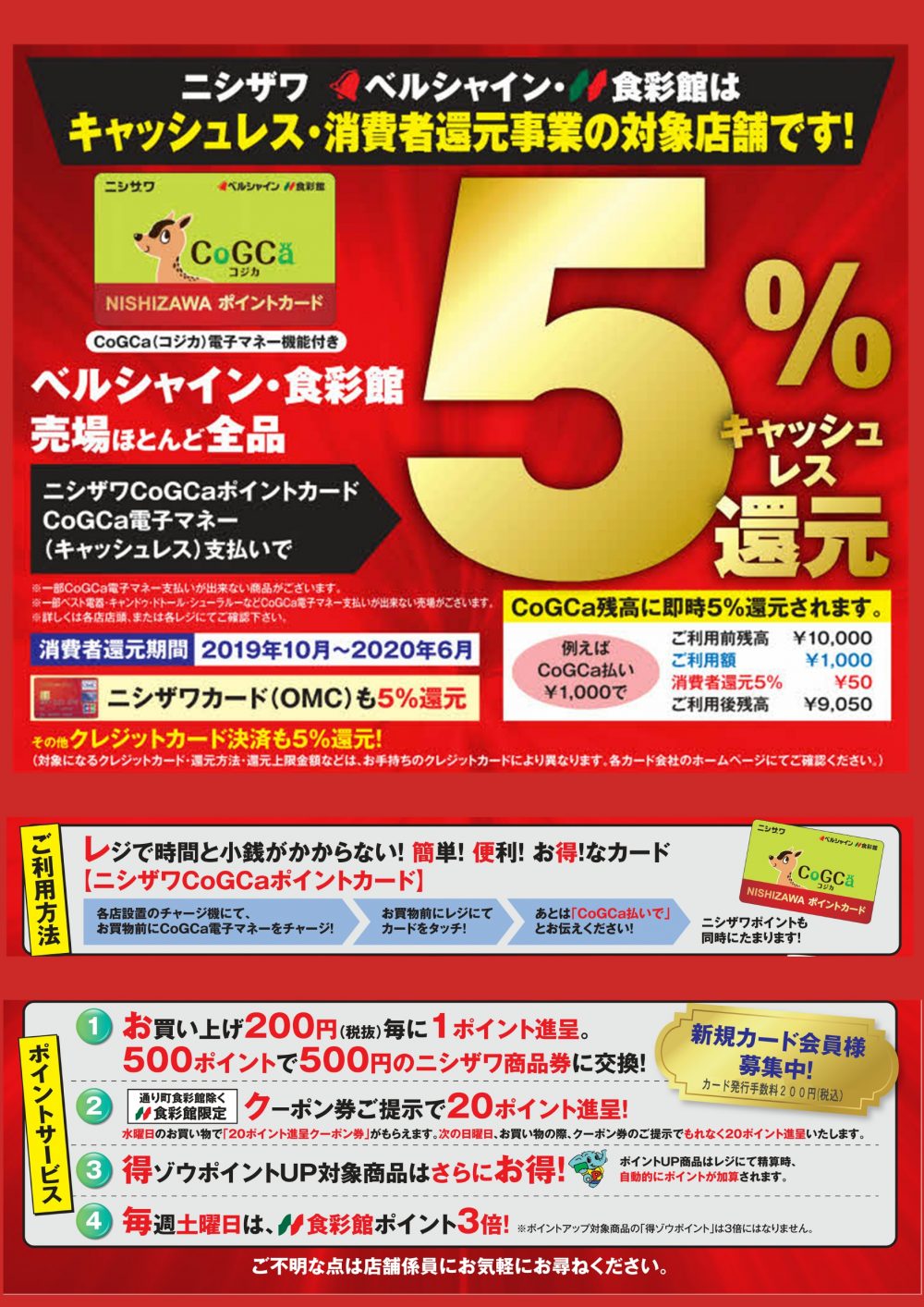 キャッシュレスで5 還元 さらにお得なキャンペーン 株式会社ニシザワ